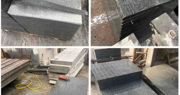 吐鲁番 芝麻黑地铺石材