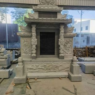 吐鲁番 芝麻灰高档墓碑、土墓，一套也支持定做