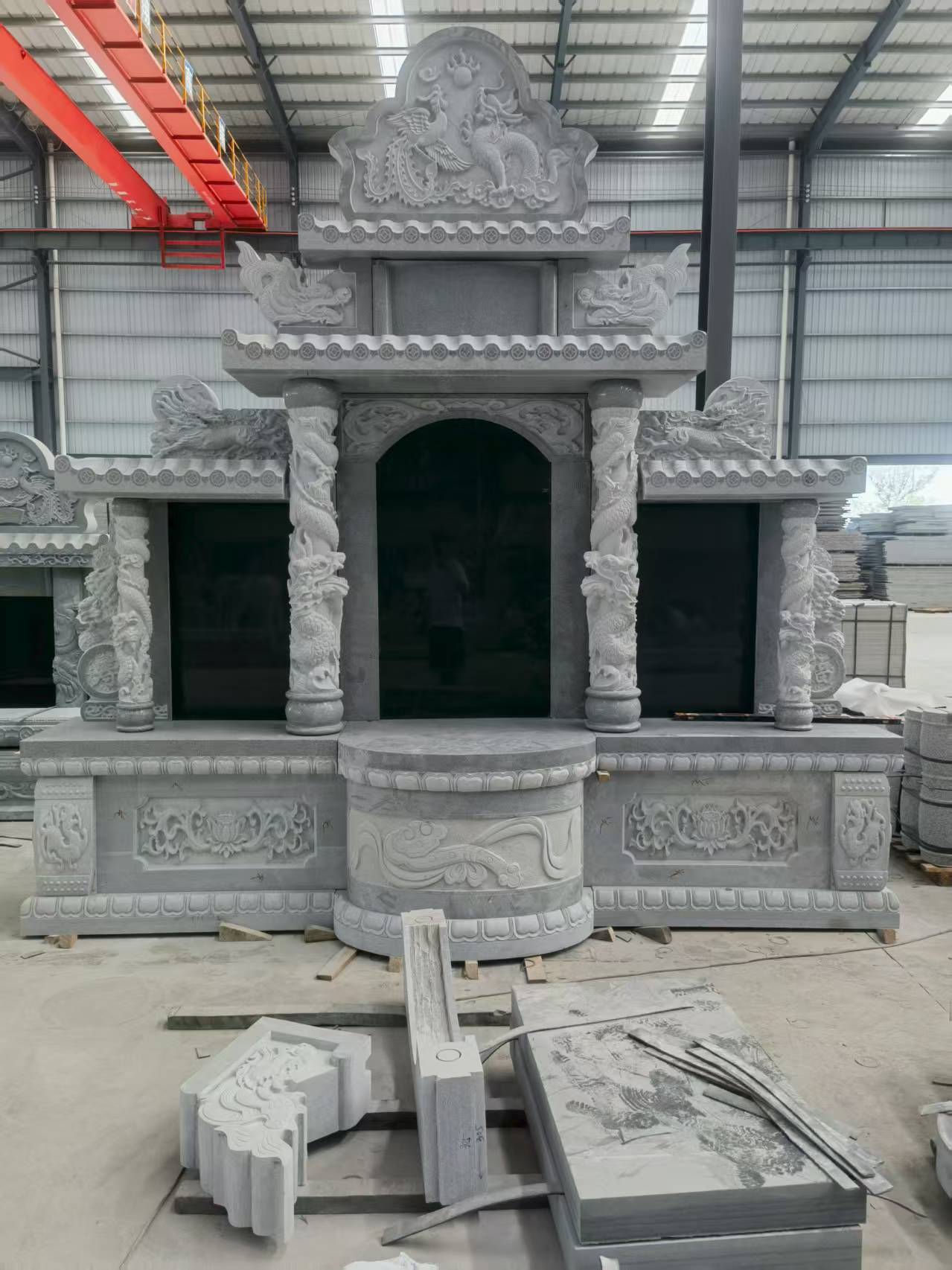吐鲁番 芝麻灰高档墓碑，土墓，可定制
