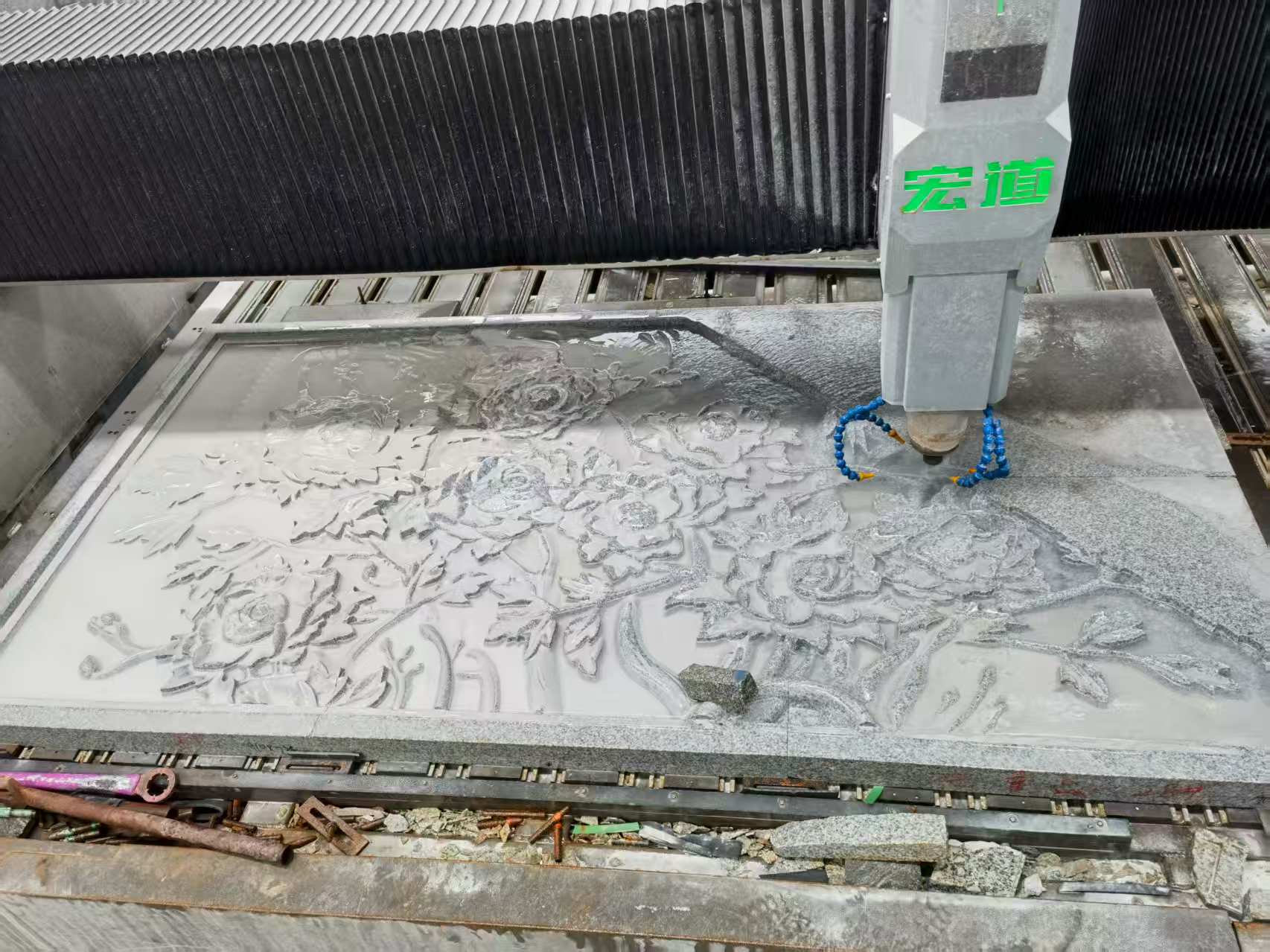 吐鲁番 别墅墙面石材雕刻