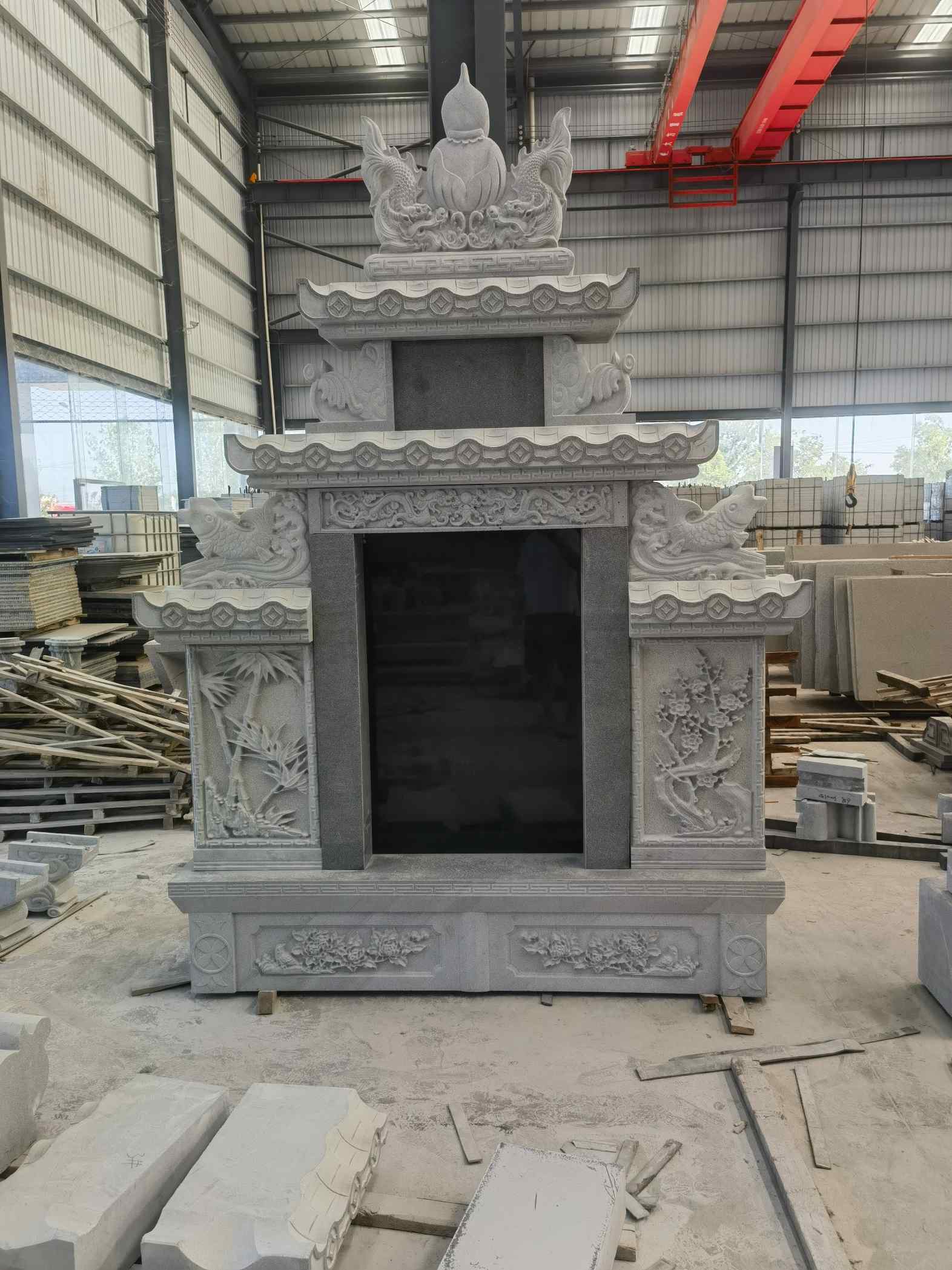 吐鲁番 芝麻灰高档墓碑、土墓，一套也支持定做