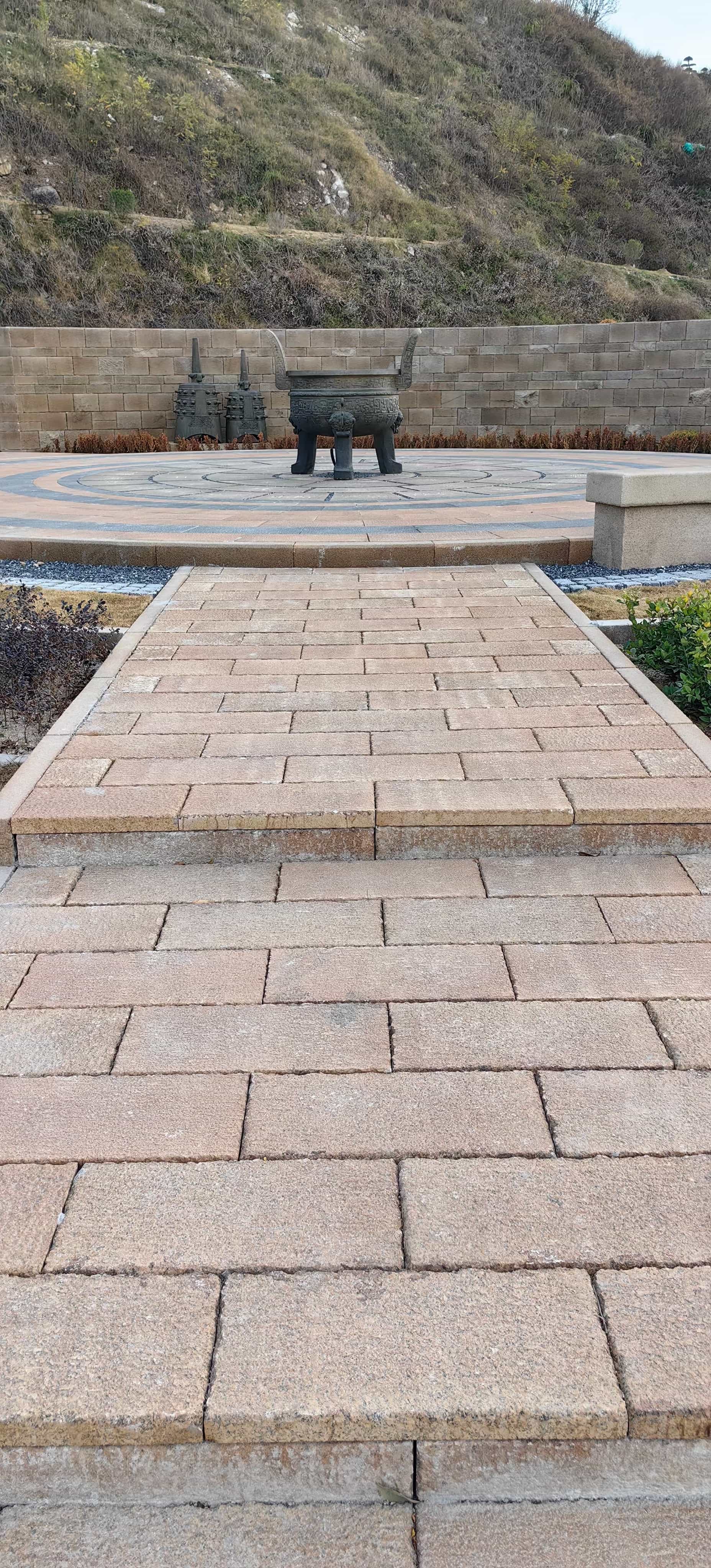 吐鲁番仿古石铺装效果