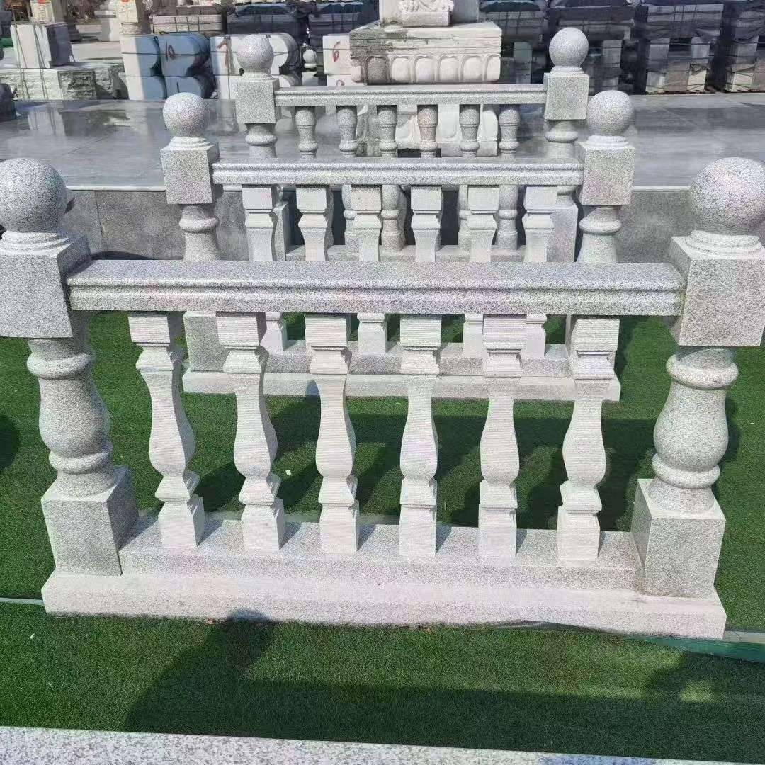 吐鲁番 别墅石材栏杆特写